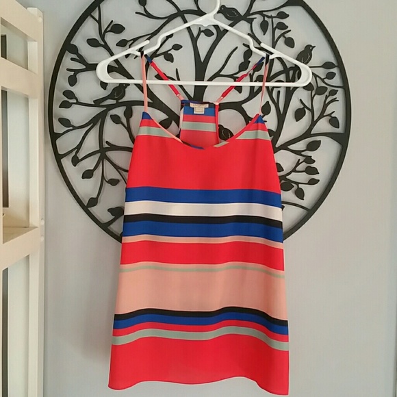 J. Crew Tops - J. Crew racerback strappy top!